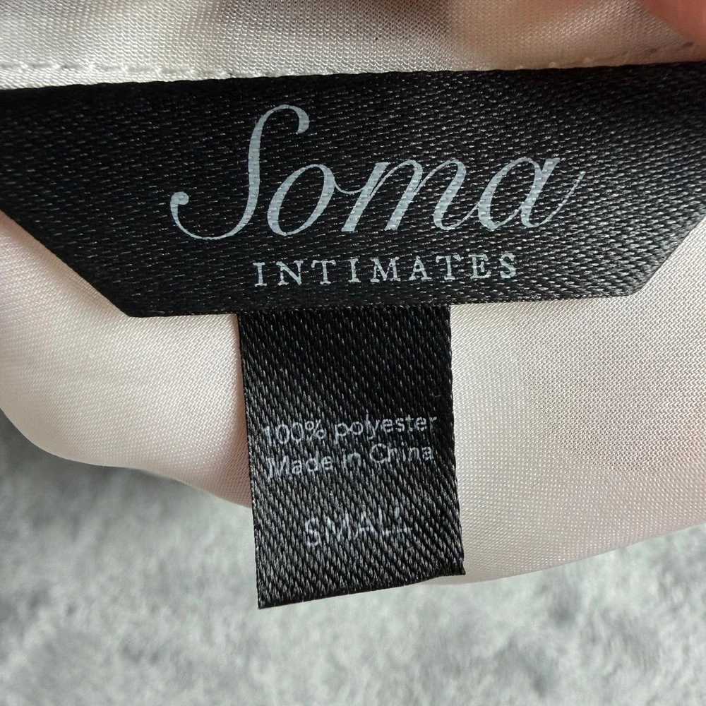 Soma Intimates Kaftan Cover Up Sz S Shirt and Slip Set Abstract Print Nightgown‎